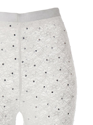 White Polyamide Leggings