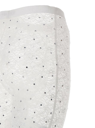 White Polyamide Leggings