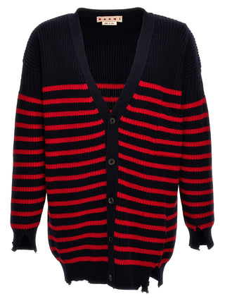 Multicolor Virgin Wool Cardigan
