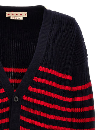 Multicolor Virgin Wool Cardigan