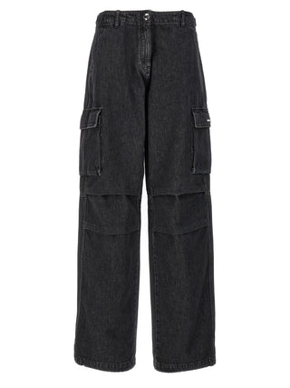 Jeans de algodón negro