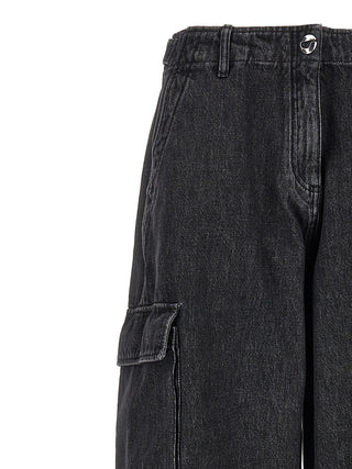 Jeans de algodón negro