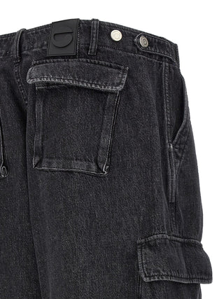 Jeans de algodón negro