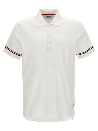 White Cotton Polo Shirt
