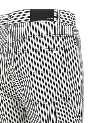 Bicolor Cotton Cargo Pants