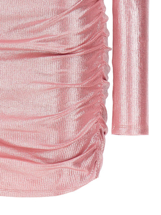 Multicolor Mohair Short Dress