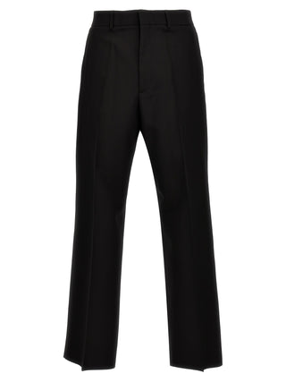 Black Virgin Wool Dress Pants