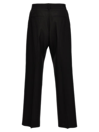 Black Virgin Wool Dress Pants