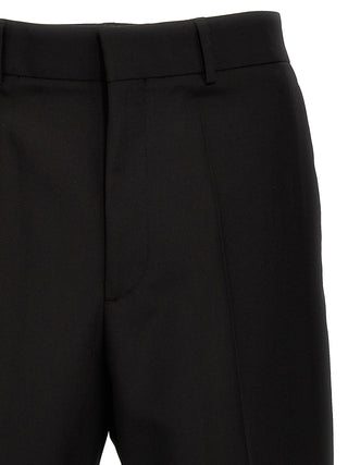 Black Virgin Wool Dress Pants