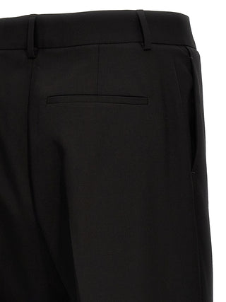 Black Virgin Wool Dress Pants