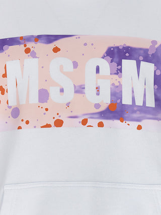White Cotton Sweatshirt