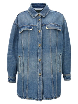 Blue Cotton Denim Jacket