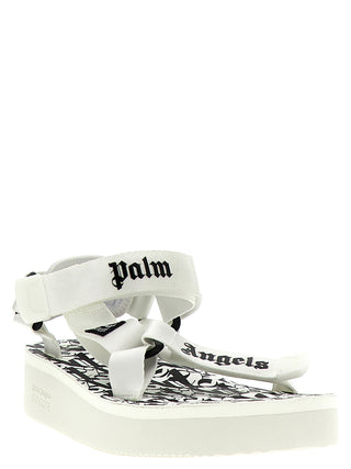 Bicolor Polyester Flat Sandals