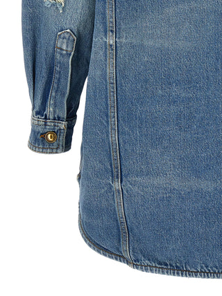 Blue Cotton Denim Jacket