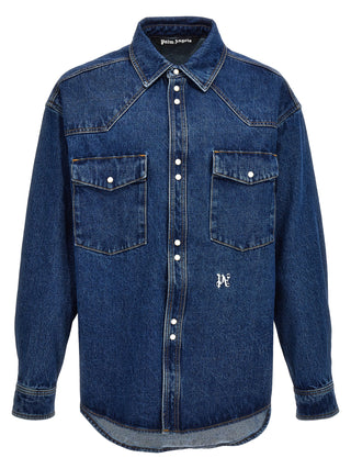 Blue Polyester Denim Jacket