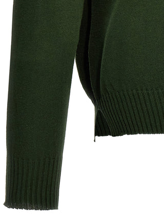 Bicolor Cotton Cardigan
