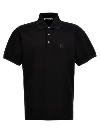 Polo negro de poliéster