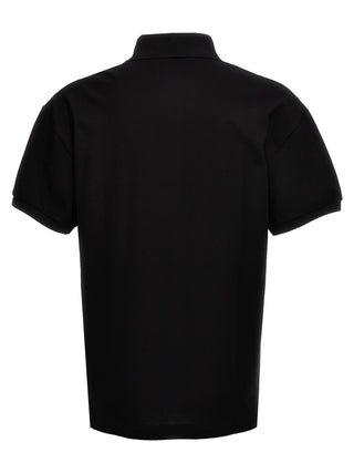 Polo negro de poliéster