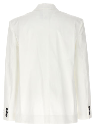 Blazer de algodón blanco
