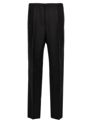 Black Virgin Wool Dress Pants