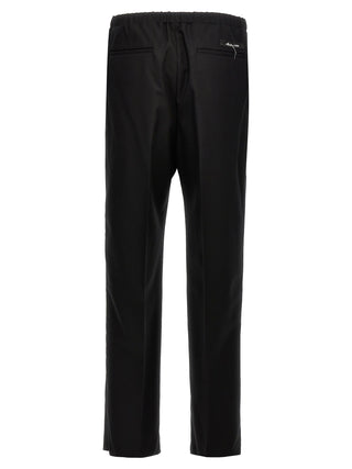 Black Virgin Wool Dress Pants