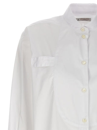 Blusa de algodón blanca