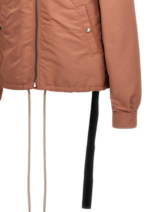 Multicolor Nylon Full-Length Jacket