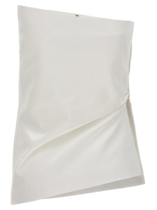 Blusa de algodón blanca