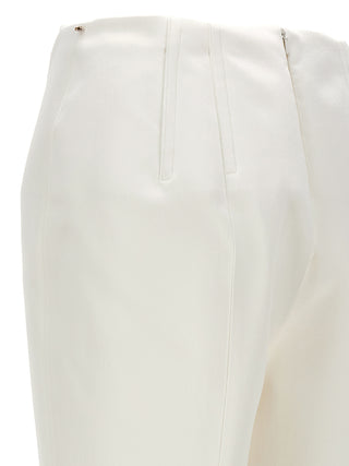 White Acetate Dress Pants
