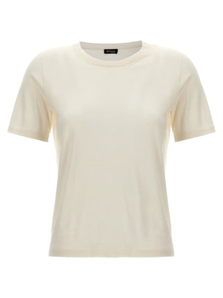 Camiseta de cachemira blanca