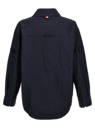Blue Polyamide Blouse