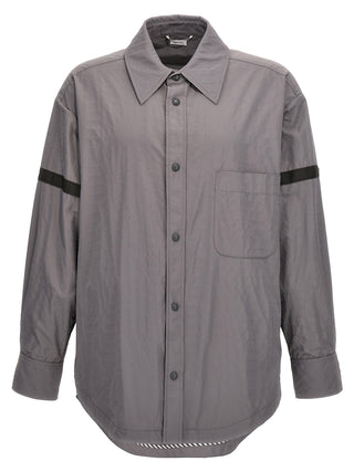 Blusa gris de poliamida
