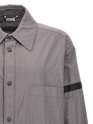 Blusa gris de poliamida