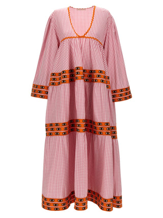 Multicolor Cotton Long Dress