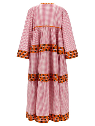 Multicolor Cotton Long Dress