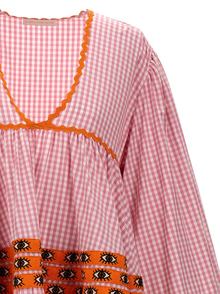 Multicolor Cotton Long Dress
