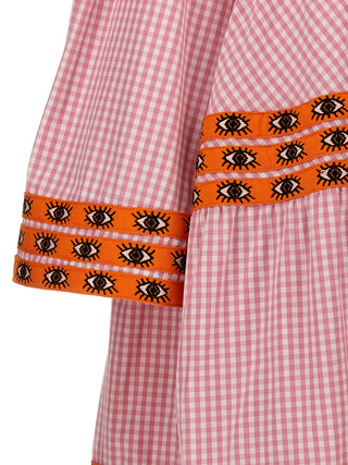 Multicolor Cotton Long Dress