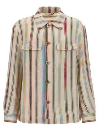 Multicolor Linen Blouse