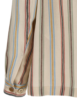 Multicolor Linen Blouse