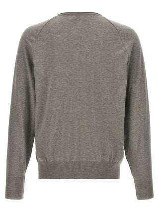 Gray Cotton Cardigan