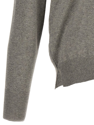 Gray Cotton Cardigan