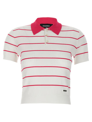 Multicolor Viscose Polo Shirt
