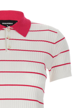 Multicolor Viscose Polo Shirt