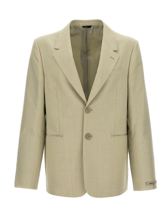 Beige Virgin Wool Blazer