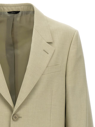 Beige Virgin Wool Blazer