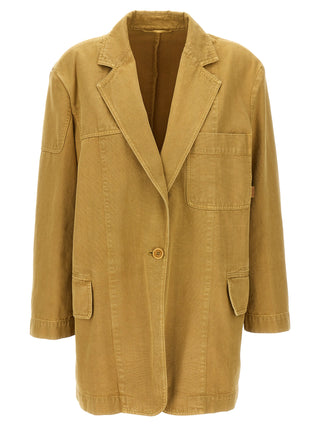 Beige Cotton Blazer