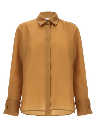 Beige Silk Blouse