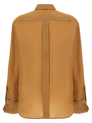 Beige Silk Blouse