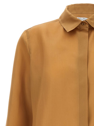 Beige Silk Blouse