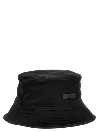 Black Polyamide Bucket Hat